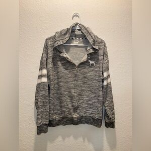 Victoria's Secret Gray Zip-Up Sweater
